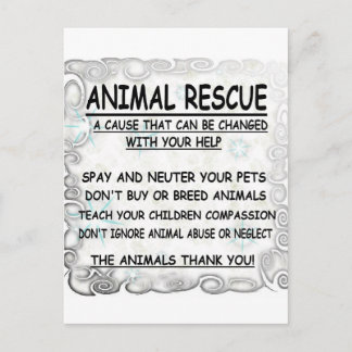 Animal Rescue Briefkaart