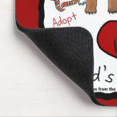 Animal Rescue-Ik hou van alle schepselen van God Muismat (Hoek)