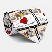 Animal Rescue-Ik hou van alle schepselen van God Stropdas (Opgerold)