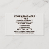 Animal Rescue Kat en Hond Visitekaartje (Achterkant)