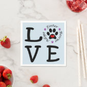 Animal Rescue Love Cocktail Papier Servet (Insitu)