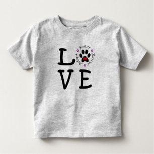 Animal Rescue Love Toddler Fine Jersey T-Shirt