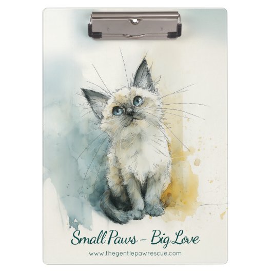 Animal Rescue Shelter Paper Organizer Klembord (Voorkant)