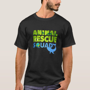 Animal Rescue Squad citeren Dierenwelzijn T-shirt