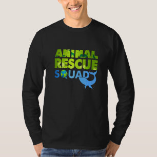 Animal Rescue Squad citeren Dierenwelzijn T-shirt