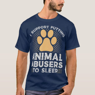 Animal Rescusion Pet Adoptie, Stop Animal Abuse T-shirt