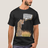Animal Rights Cheetah spreekt zich uit T-shirt (Voorkant)
