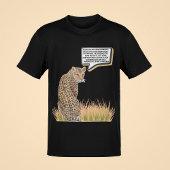Animal Rights Cheetah spreekt zich uit T-shirt