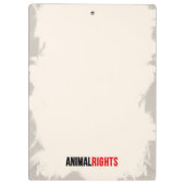 Animal Rights Klembord (Achterkant)