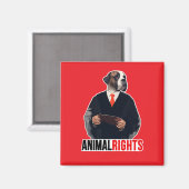 Animal Rights Magneet (Voorkant / Achterkant)