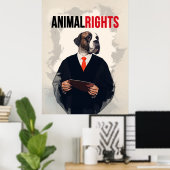 Animal Rights Poster (Thuiskantoor)