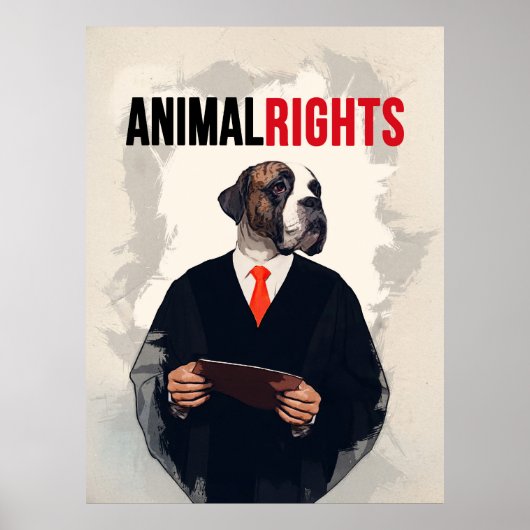 Animal Rights Poster (Voorkant)