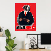 Animal Rights Poster (Thuiskantoor)