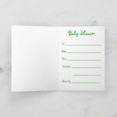 Animal Safari Baby shower Invitation (Binnen)