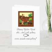 Animal Safari Baby shower Invitation (Achterkant)