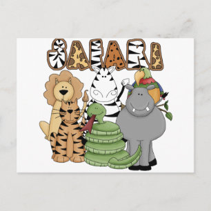 Animal Safari Briefkaart