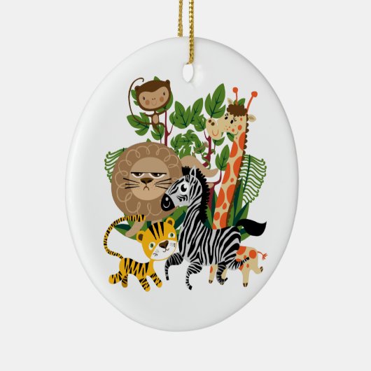 Animal Safari Keramisch Ornament (Rechts)