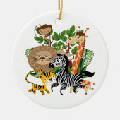 Animal Safari Keramisch Ornament (Voorkant)