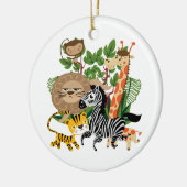 Animal Safari Keramisch Ornament (Links)
