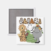 Animal Safari Magneet (Voorkant / Achterkant)