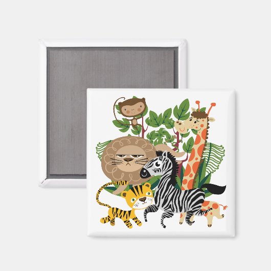 Animal Safari Magneet (Voorkant / Achterkant)