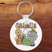 Animal Safari Sleutelhanger (Voorkant)