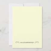 Animal Safari verjaardagsfeestje uitnodiging (Achterkant)