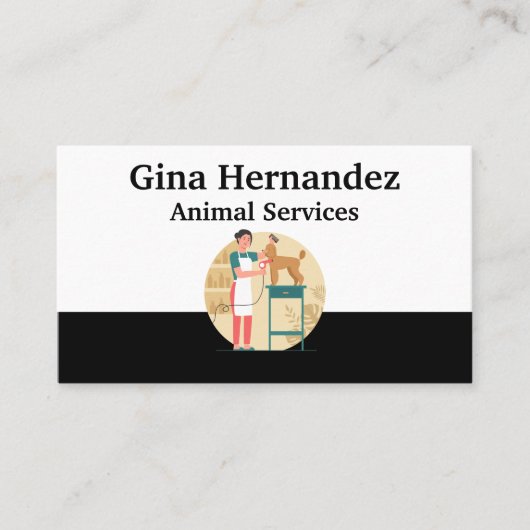 Animal Services | Groomer | Pet Store Visitekaartje (Voorkant)