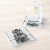 Animal Shelter Dog Glass Onderzetter (Schuin)