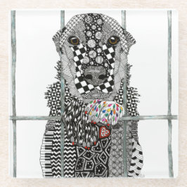 Animal Shelter Dog Glass Onderzetter