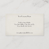 Animal Shelter Hospital Visitekaartje (Achterkant)