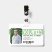 Animal Shelter Volunteer ID Badge (Voorzijde met clip)