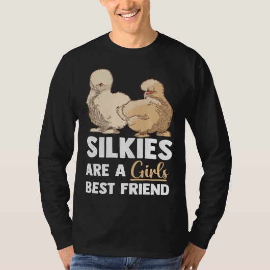 Animal Silkie Chicken Mom Silky Chicken Farmer T-shirt (Voorkant)