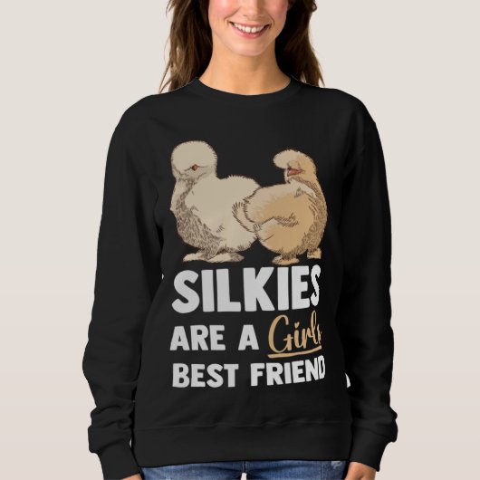 Animal Silkie Chicken Mom Silky Chicken Farmer Trui (Voorkant)