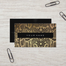 Animal Skin Black Gold Python Vip Mode Stylist