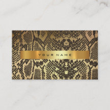 Animal Skin Black Gold Python Vip Mode Stylist