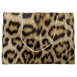 Animal Skin Brown Abstract Fur Glam Lampard VIP Groot Cadeauzakje
