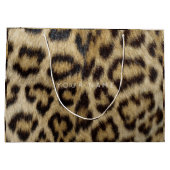 Animal Skin Brown Abstract Fur Glam Lampard VIP Groot Cadeauzakje (Achterkant)