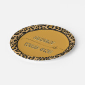 Animal Skin Leopard Spot Wild One  Papieren Bordje (Gekanteld)