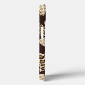 Animal skin with hearts Case-Mate iPhone case (Achterkant / Rechts)