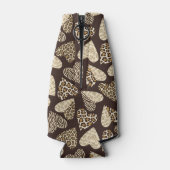 Animal skin with hearts flesjeskoeler (Achterkant)