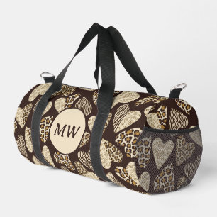 Animal skin with hearts plunjezak