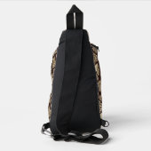 Animal skin with hearts sling bag (Achterkant)