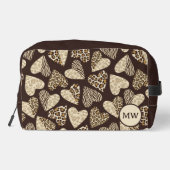 Animal skin with hearts toilettasje (Achterkant)