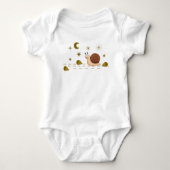 Animal Snail Sky Night Adventure New Born Outfit Romper (Voorkant)