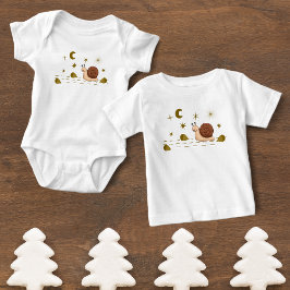 Animal Snail Sky Night Adventure New Born Outfit Romper