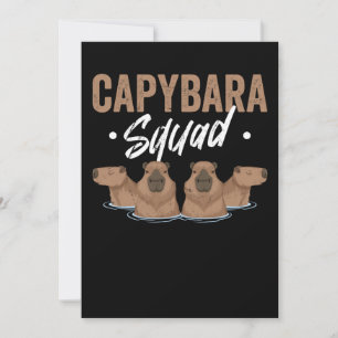 Animal Squad Rodent Capybara Kaart