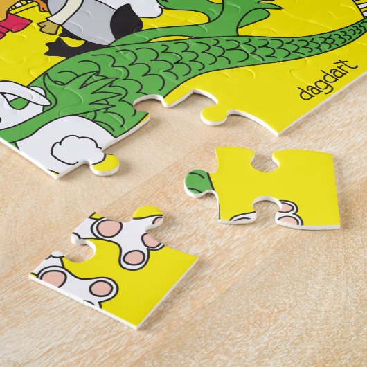 Animal Story Hour Jigsaw Puzzel (Zijkant)