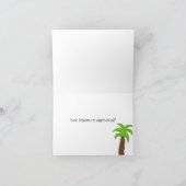 Animal Thank You Zoo Bedankkaart (Binnen)