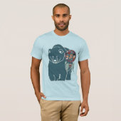 Animal Totem Beer Spirit - Native American T-shirt (Voorkant volledig)